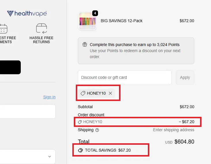 Healthvape 10% OFF Coupons.webp